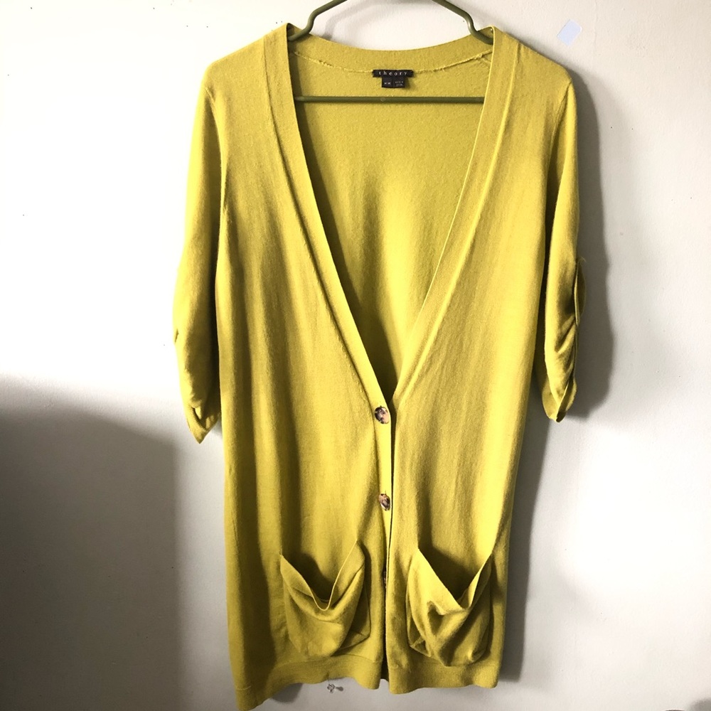 THEORY 100% CASHMERE ANGE NEW BOYFRIEND CARDIGAN